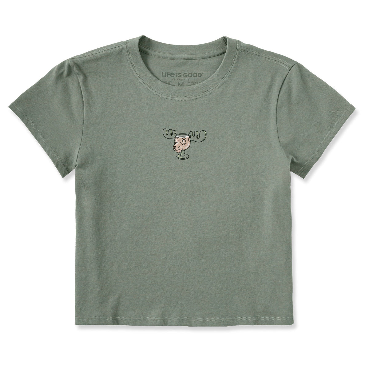 Women's Moose Cup Crusher-LITE Shrunken Tee