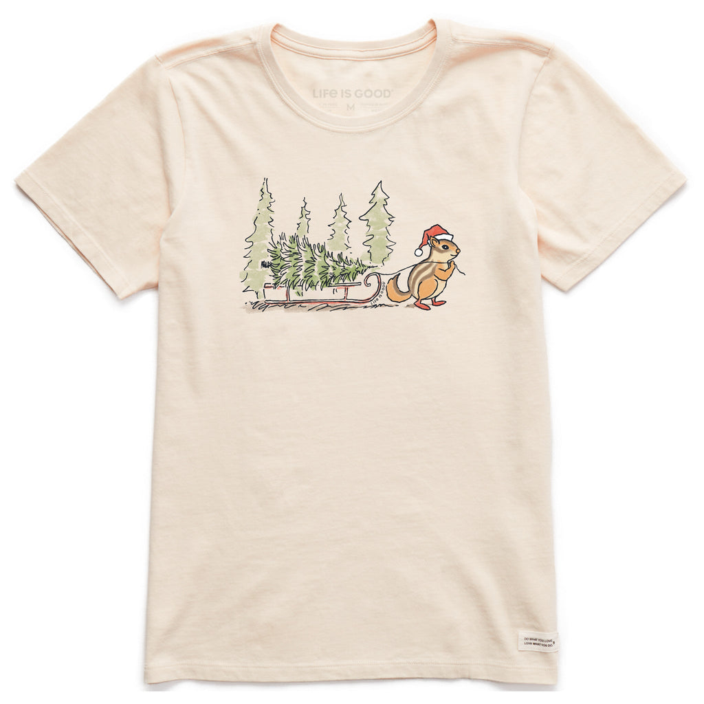 Women's Chipmunk Sled Short Sleeve Crusher Tee