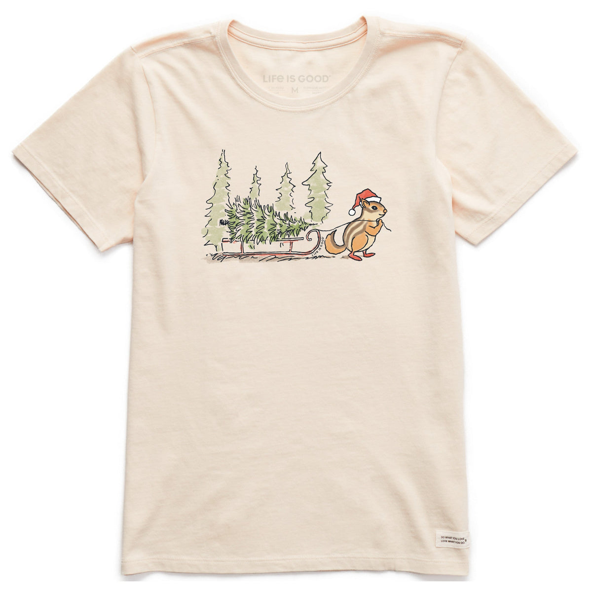 Women's Chipmunk Sled Short Sleeve Crusher Tee