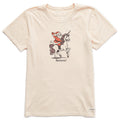 Women's Believe Santa Unicorn Short Sleeve Crusher Tee product image 1