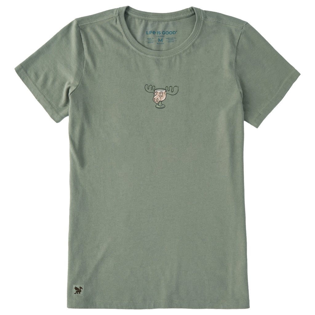 Women's Moose Cup Short Sleeve Crusher Tee