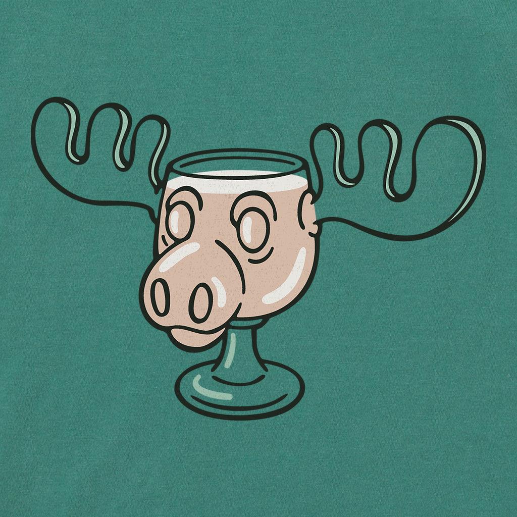 Women's Moose Cup Long Sleeve Crusher Boxy Tee