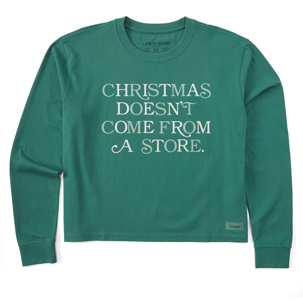 Women's Doesn't Come From a Store Long Sleeve Crusher Boxy product image 1