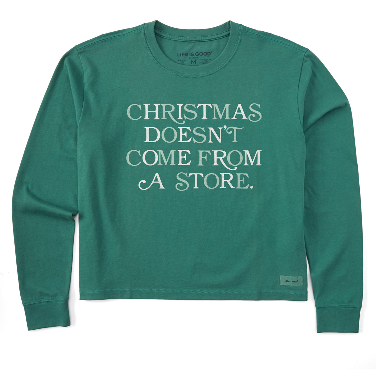 Women's Doesn't Come From a Store Long Sleeve Crusher Boxy product image 1