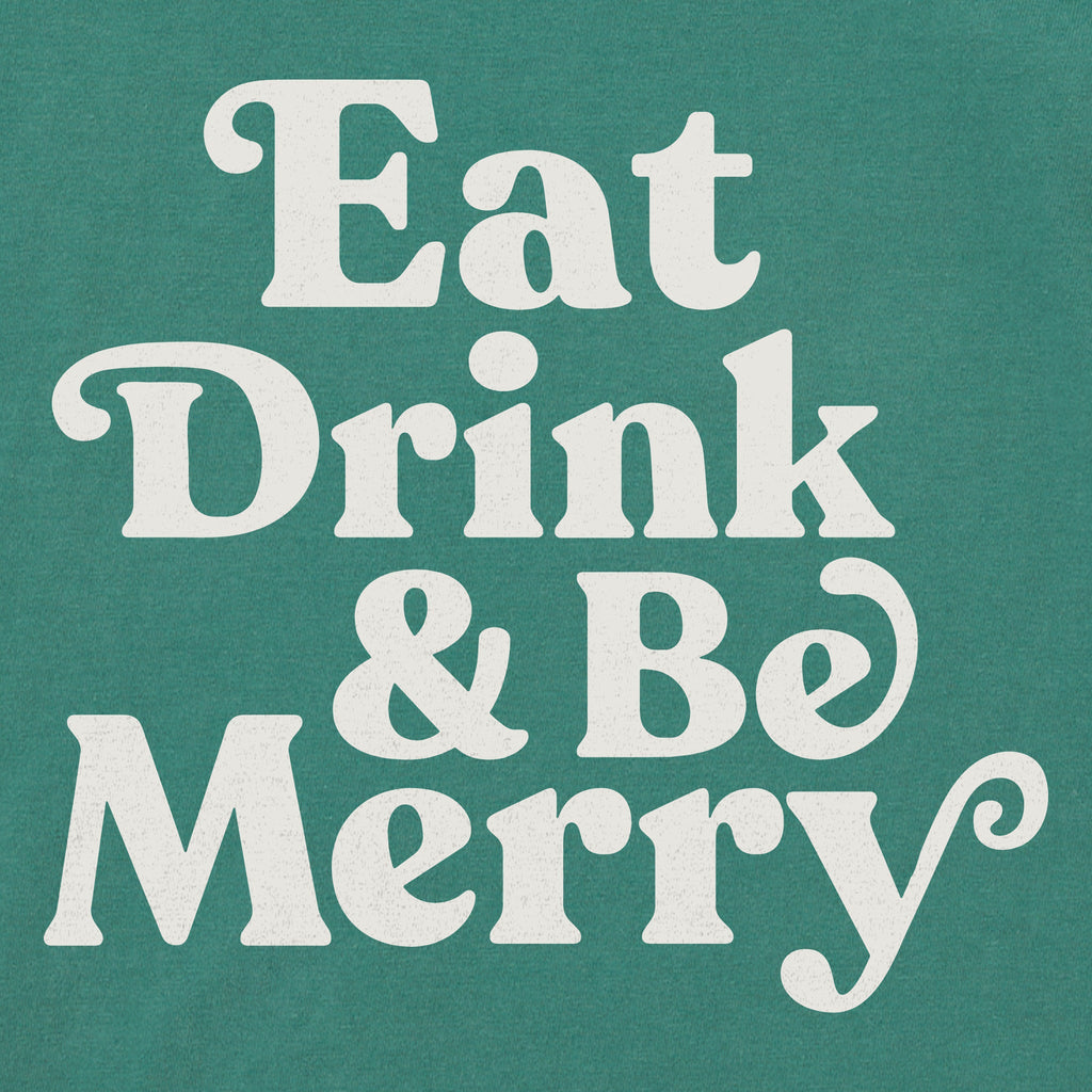 Women's Simple Eat Drink and Be Merry Long Sleeve Crusher product image 2