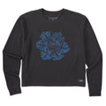 Women's Snowflake Cabin Long Sleeve Crusher Boxy Tee product image 1