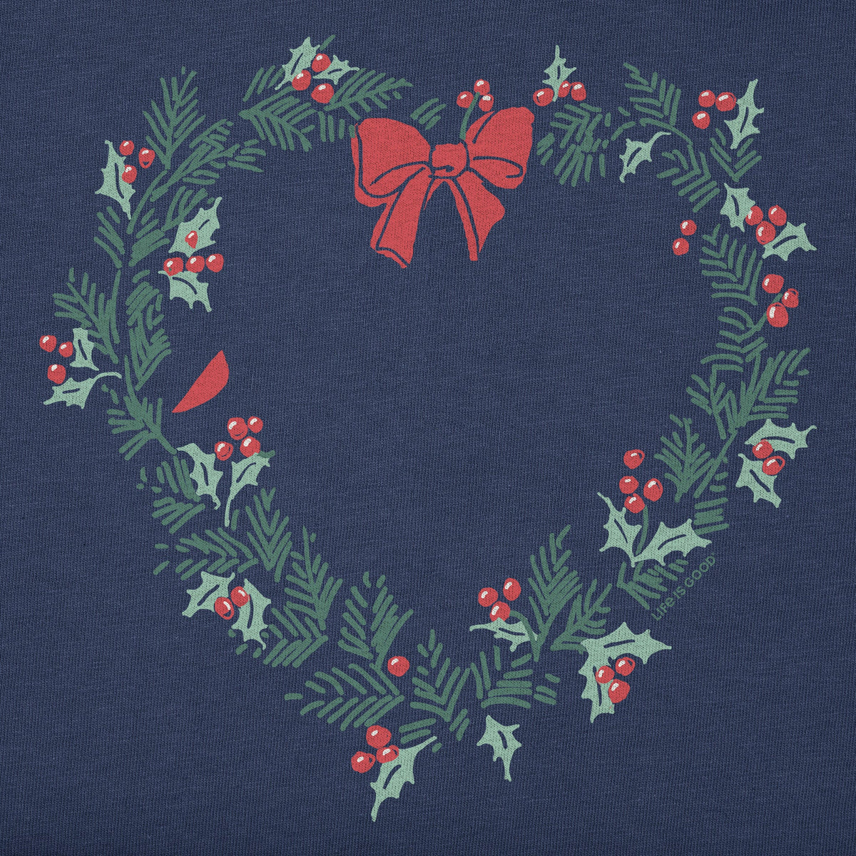 Women's Heart Wreath Long Sleeve Crusher Boxy Tee product image 2