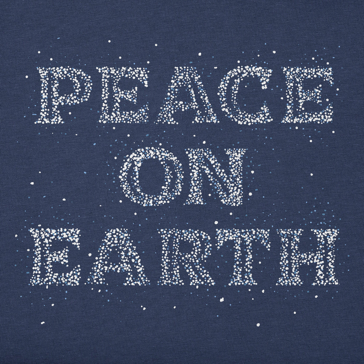 Women's Peace on Earth Sparkle Long Sleeve Crusher Boxy Tee product image 2