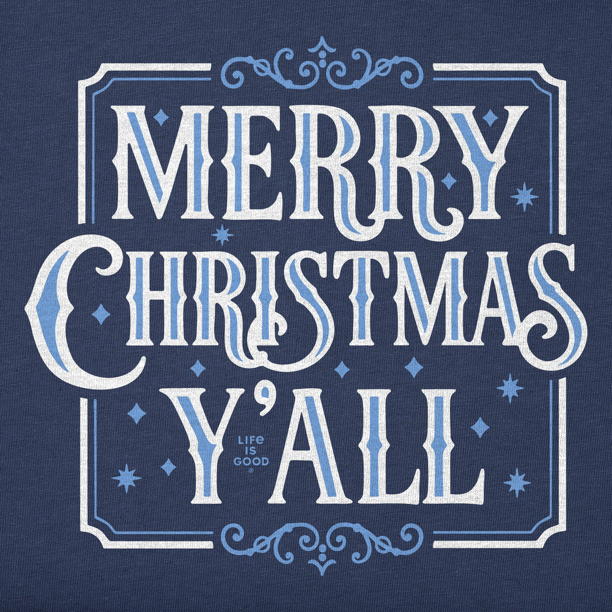 Women's Merry Christmas Yall Frame Long Sleeve Crusher Boxy product image 2