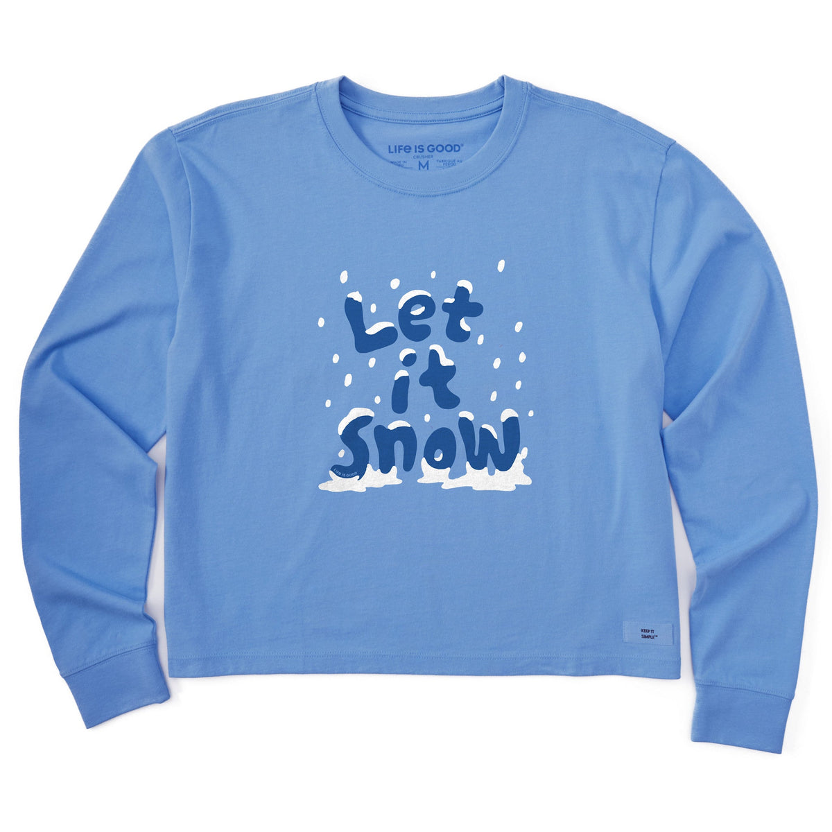 Women's Let it Snow Stack Long Sleeve Crusher Boxy Tee product image 1