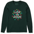 Women's Christmas Lights LIG Stack Long Sleeve Crusher Tee product image 1