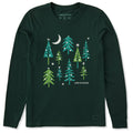 Women's Sparkle Trees Medley Long Sleeve Crusher Tee product image 1