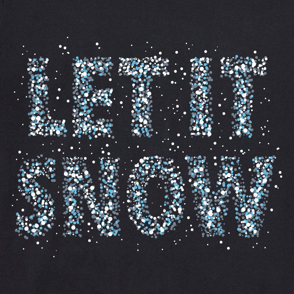 Women's Let it Snow Sparkle Long Sleeve Crusher Tee product image 2
