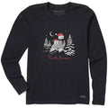 Women's Tis the Season Owls Long Sleeve Crusher Tee product image 1