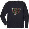 Women's Mele Kalikimaka Stack Long Sleeve Crusher Tee product image 1