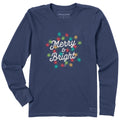 Women's Merry & Bright Lights Long Sleeve Crusher Tee product image 1