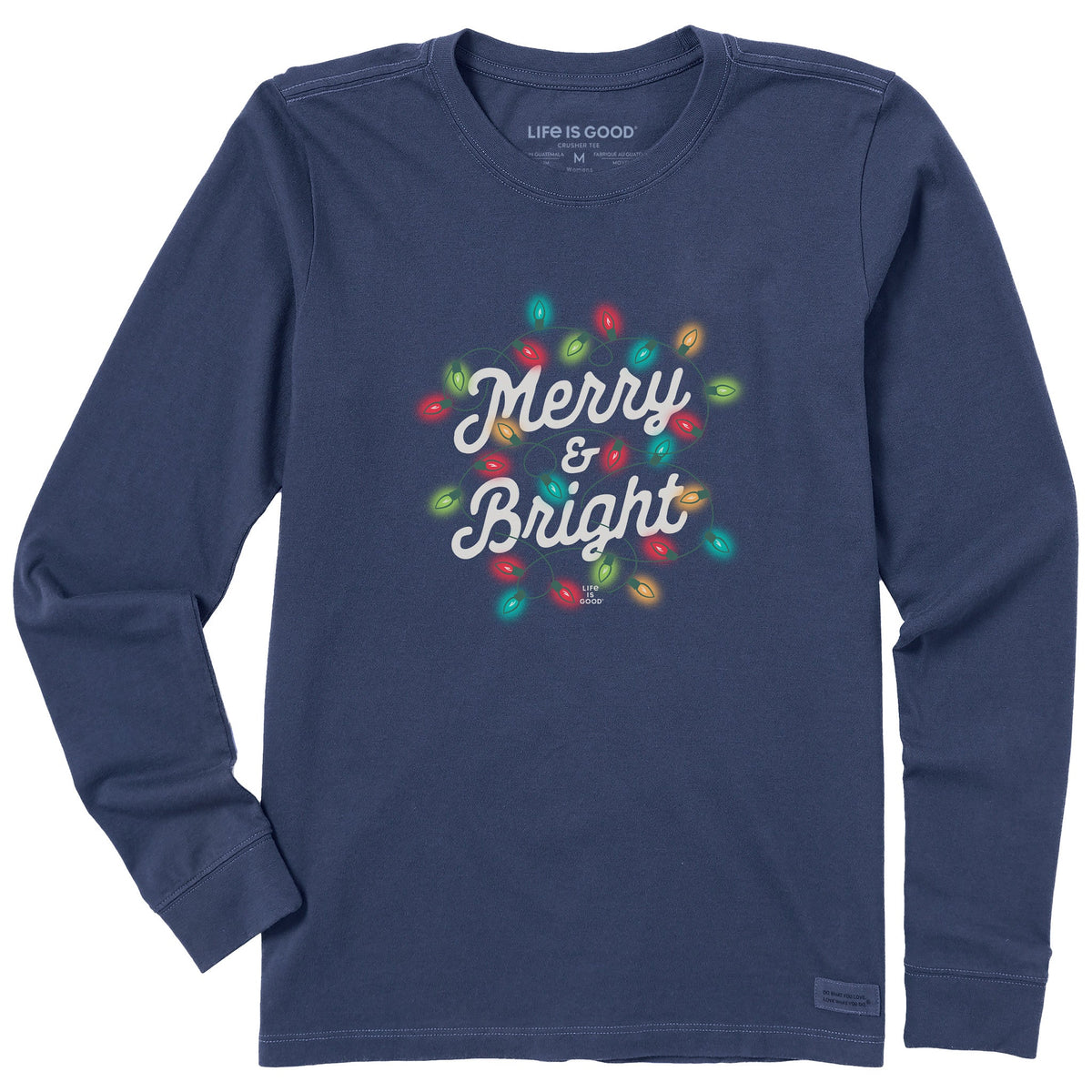 Women's Merry & Bright Lights Long Sleeve Crusher Tee product image 1