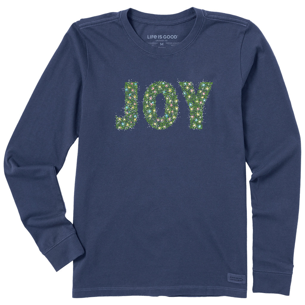 Women's Joy Sparkle Long Sleeve Crusher Tee product image 1