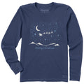 Women's Santa in the Sky Long Sleeve Crusher Tee product image 1