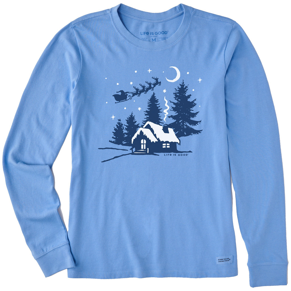 Women's Warm Christmas Even Long Sleeve Crusher Tee product image 1