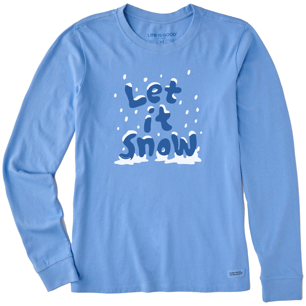 Women's Let it Snow Stack Long Sleeve Crusher Tee product image 1