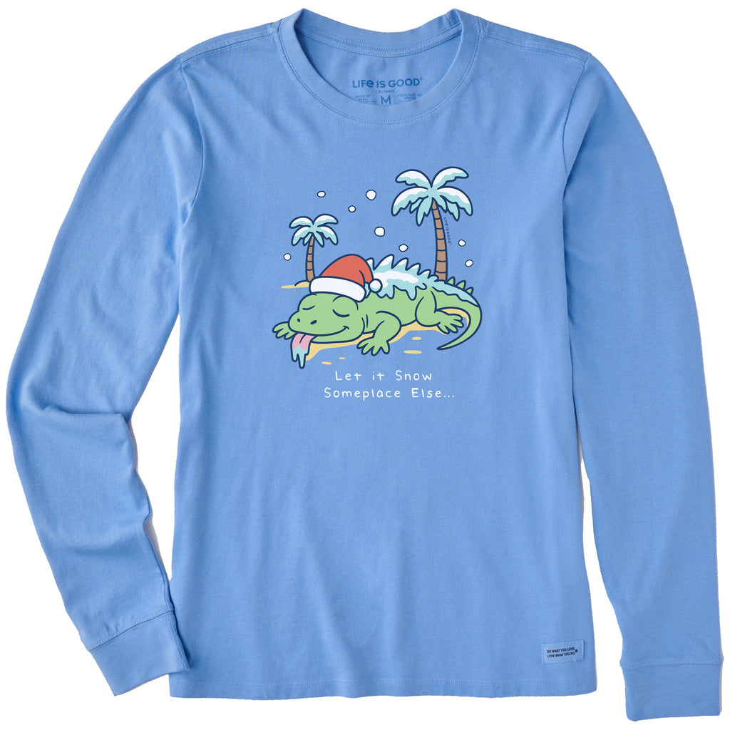 Women's Frozen Iguana Long Sleeve Crusher Tee product image 1