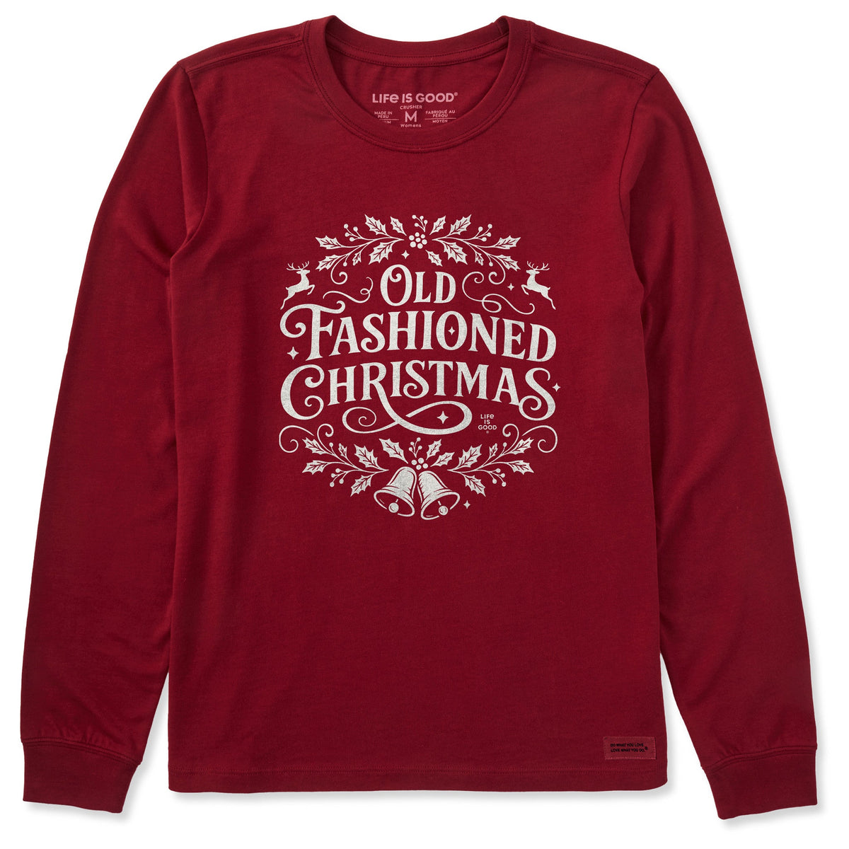 Women's Old Fashioned Christmas Fancy Long Sleeve Crusher product image 1