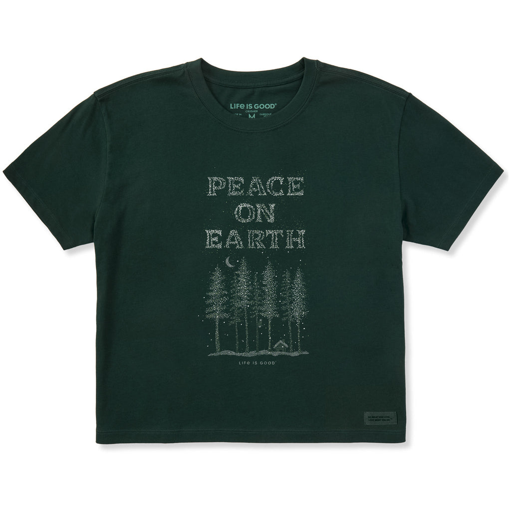 Women's Peace on Earth Tall Sparkle Short Sleeve Crusher product image 1