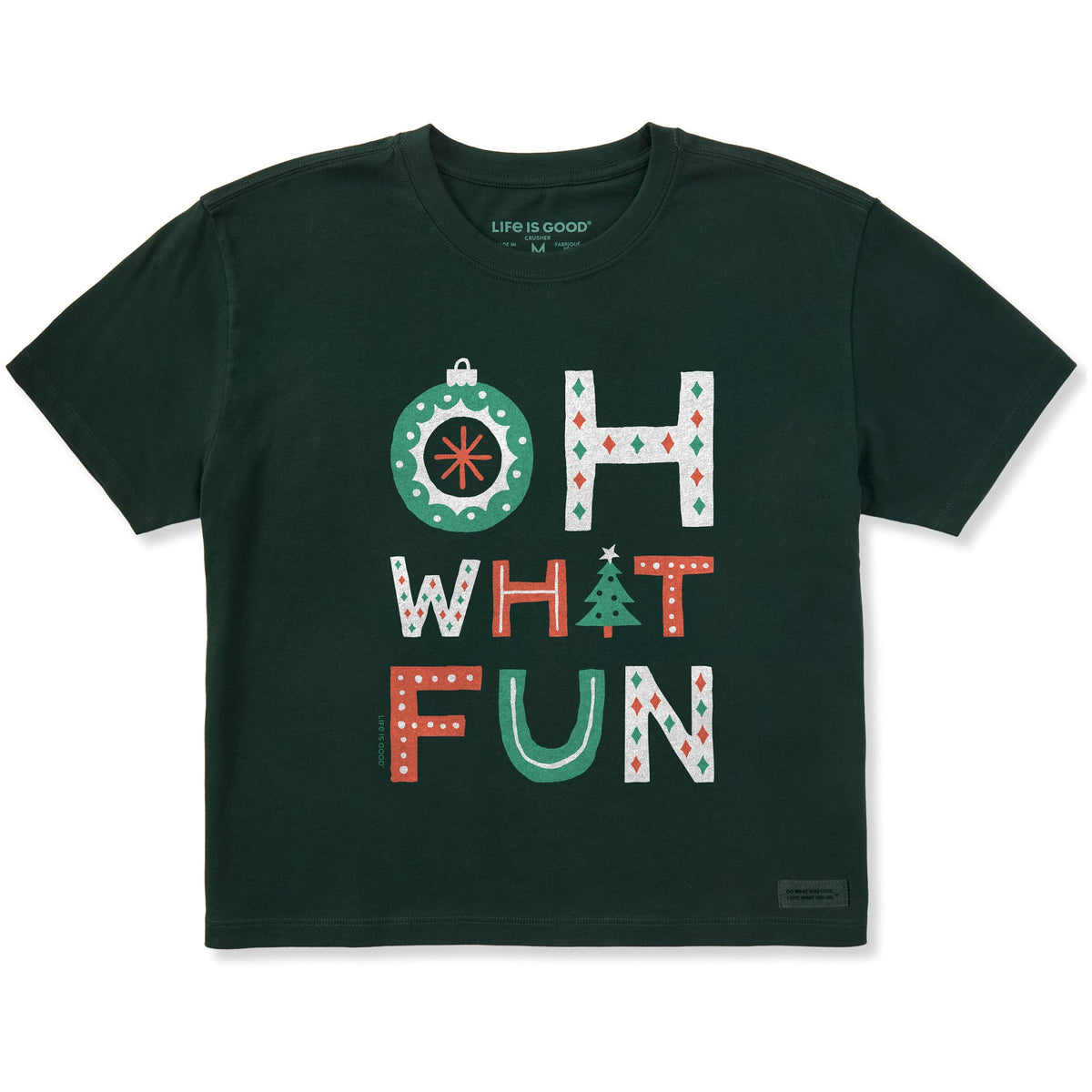 Women's Oh What Fun Short Sleeve Crusher Boxy Tee product image 1