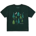 Women's Sparkle Trees Medley Short Sleeve Crusher Boxy Tee product image 1