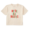 Women's We're All Misfits Jumbled Short Sleeve Crusher Boxy product image 1