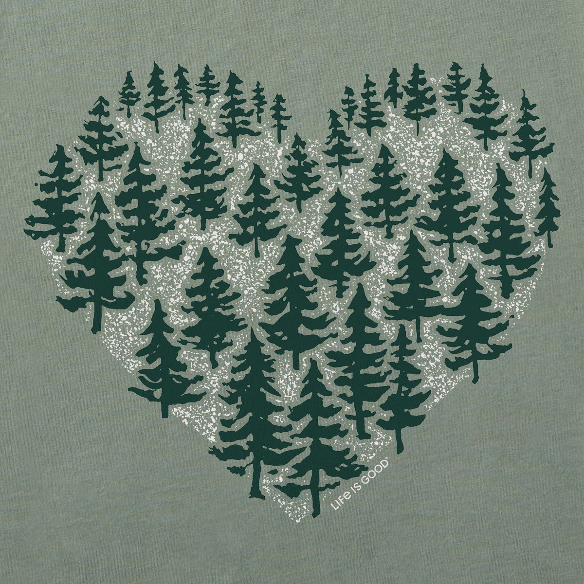 Women's Forest Heart Long Sleeve Crusher Vee product image 2