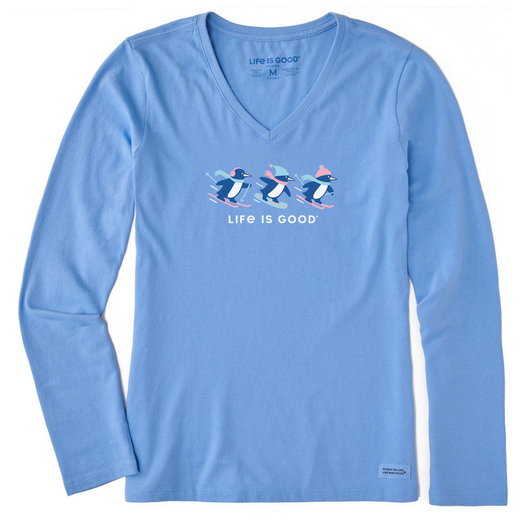 Women's Penguin Ski Trio Long Sleeve Crusher Vee product image 1