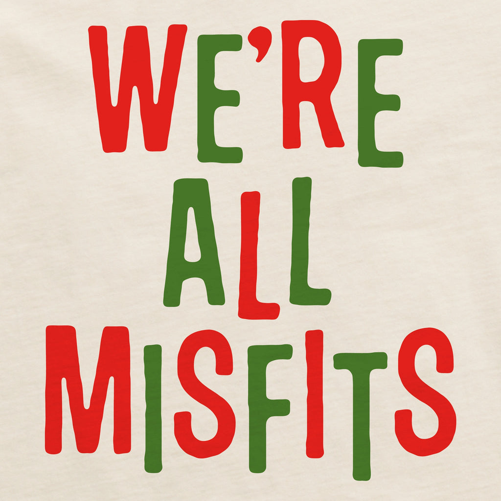 Men's We're All Misfits Jumbled Short Sleeve Crusher Tee product image 2