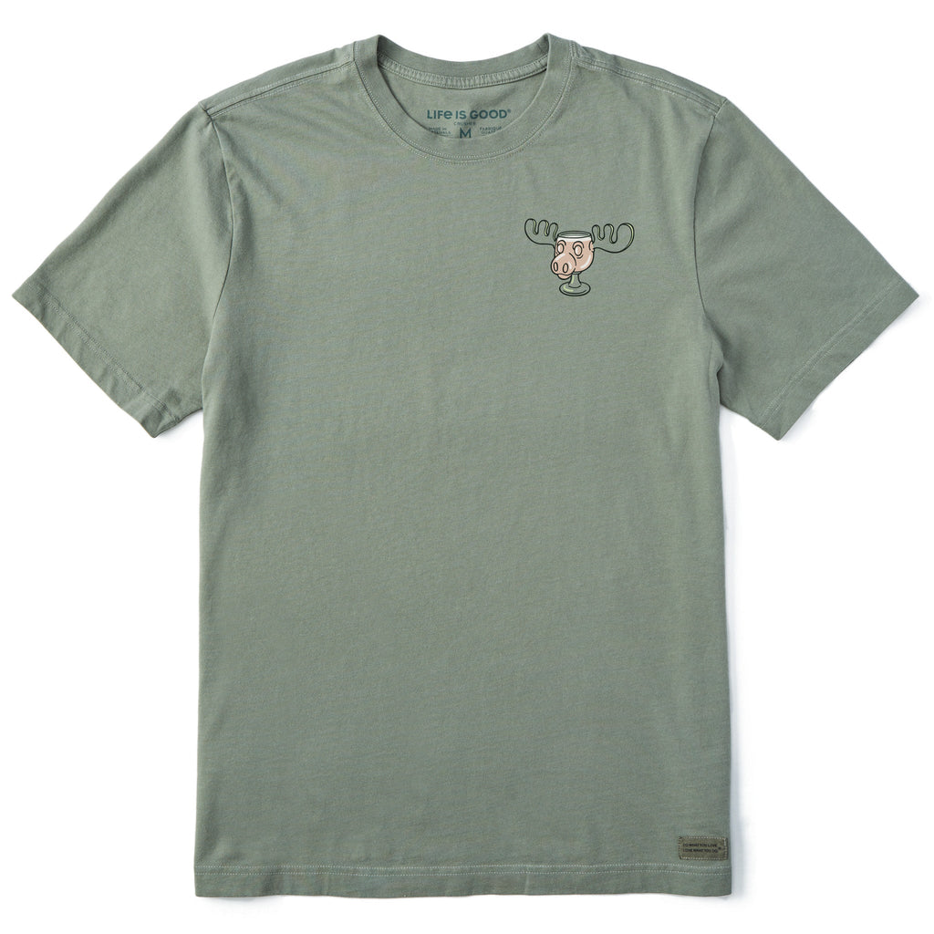 Men's Moose Cup Short Sleeve Crusher Tee