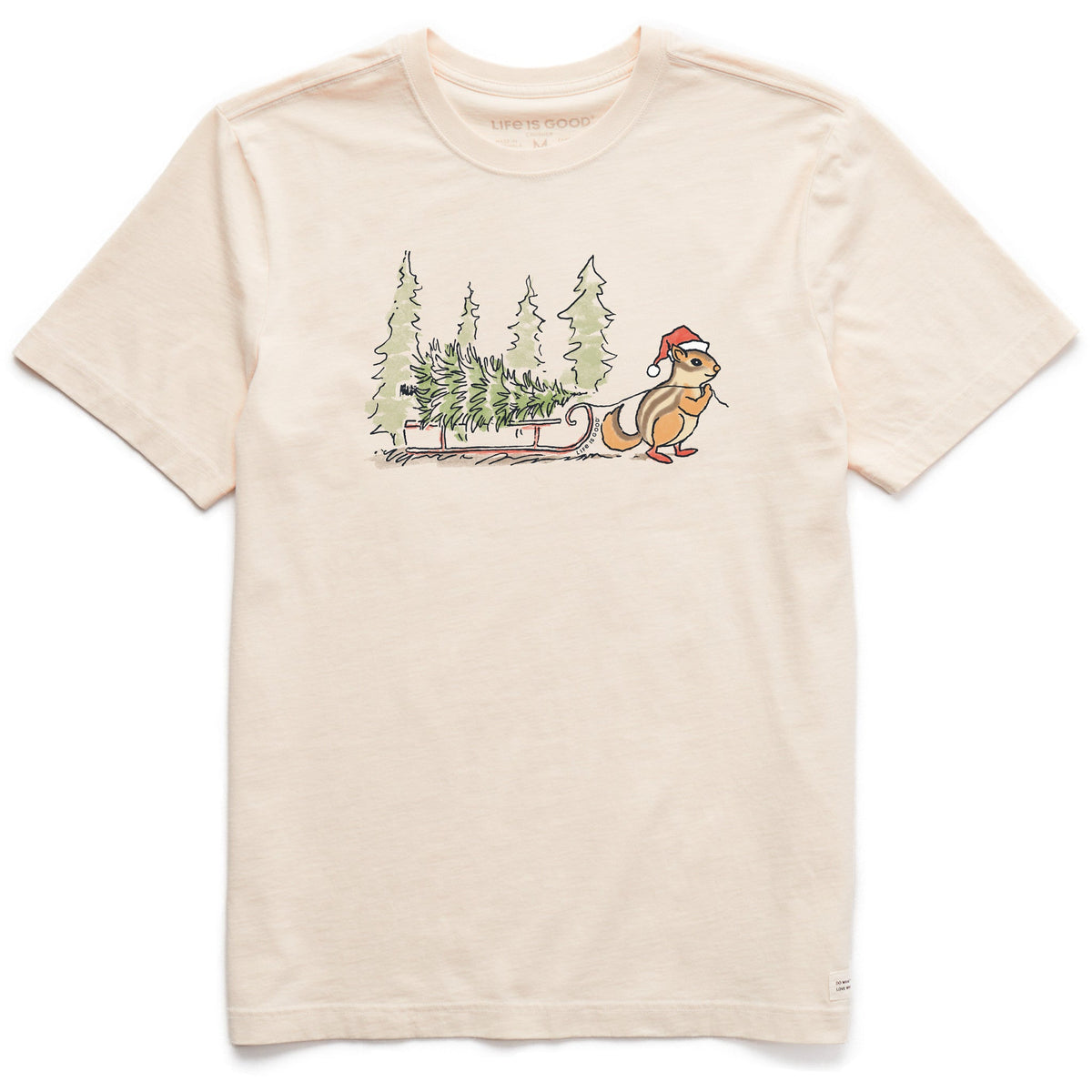 Men's Chipmunk Sled Short Sleeve Crusher Tee