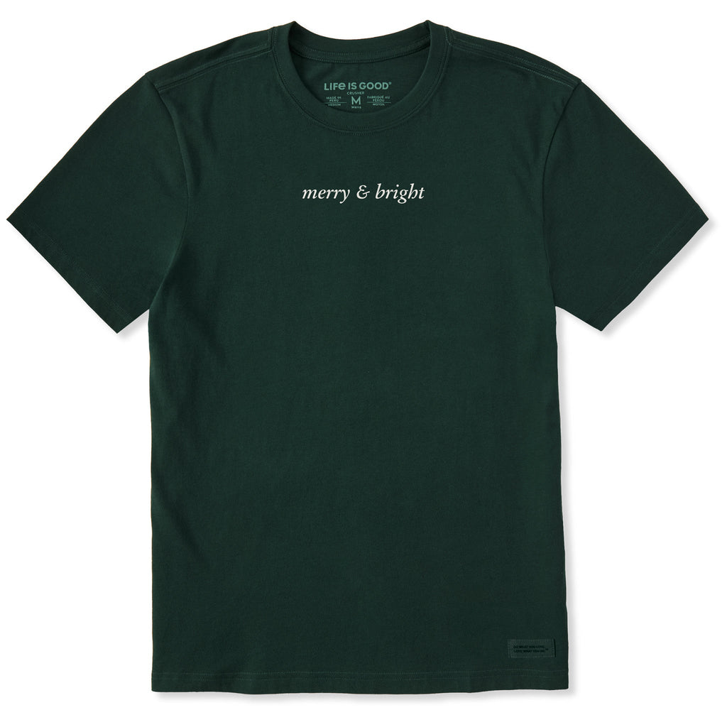 Men's Minimal Merry & Bright Short Sleeve Crusher Tee product image 1