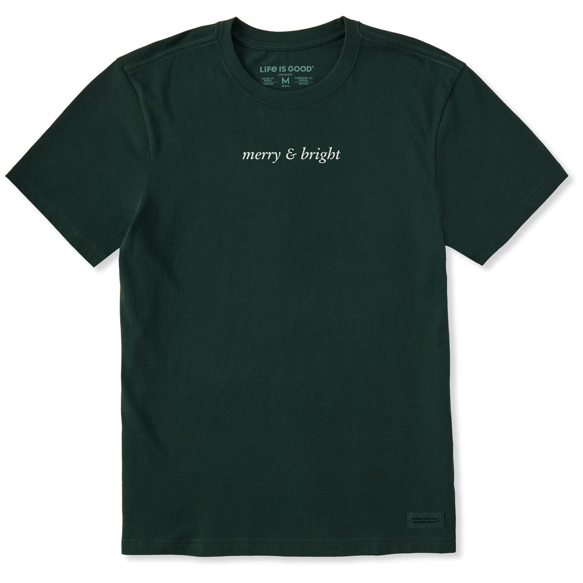 Men's Minimal Merry & Bright Short Sleeve Crusher Tee product image 1