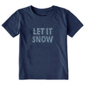 Toddler Let it Snow Sparkle Short Sleeve Crusher Tee product image 1