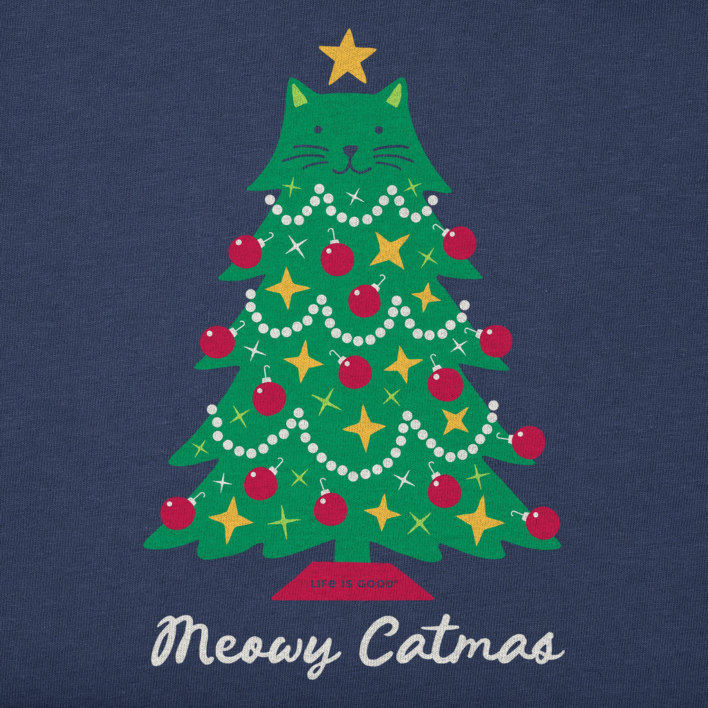 Toddler Meowy Catmas Cat Tree Short Sleeve Crusher Tee product image 4