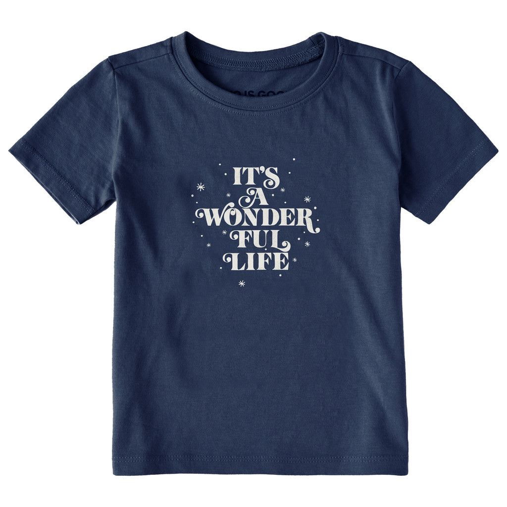 Toddler It's a Wonderful Life Stack Short Sleeve Crusher Tee product image 1