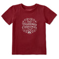 Toddler Old Fashioned Christmas Fancy Short Sleeve Crusher product image 1