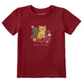 Toddler Wreck the Halls Cat Short Sleeve Crusher Tee product image 1