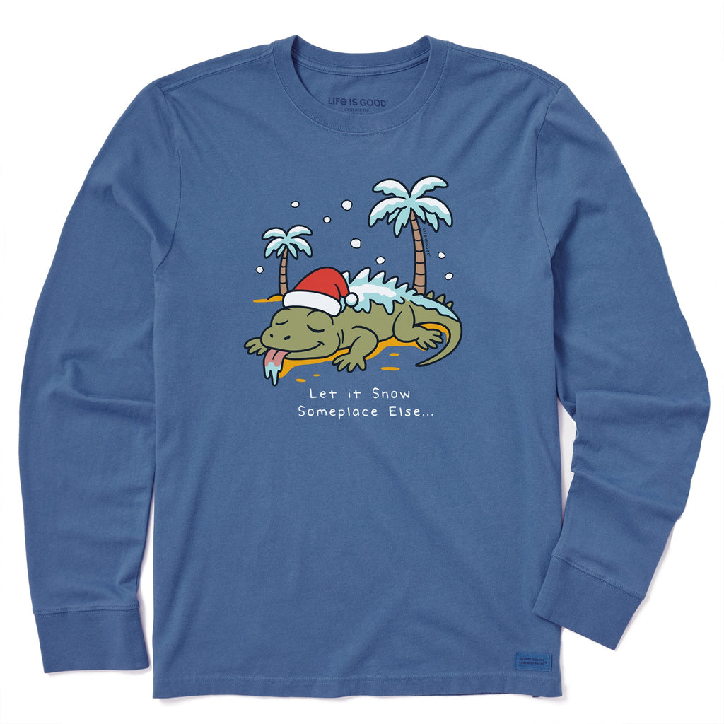 Men's Frozen Iguana Long Sleeve Crusher Tee product image 1