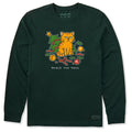Men's Wreck the Halls Cat Long Sleeve Crusher Tee product image 1