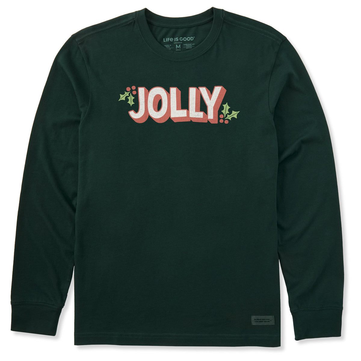 Men's Jolly with Holly Long Sleeve Crusher Tee product image 1