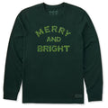 Men's Merry and Bright Sparkle Long Sleeve Crusher Tee product image 1