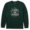 Men's Christmas Lights LIG Stack Long Sleeve Crusher Tee product image 1