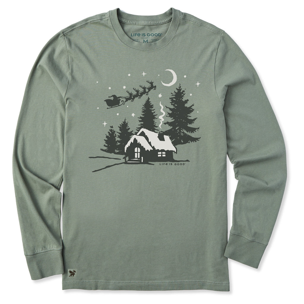 Men's Warm Christmas Even Long Sleeve Crusher Tee product image 1