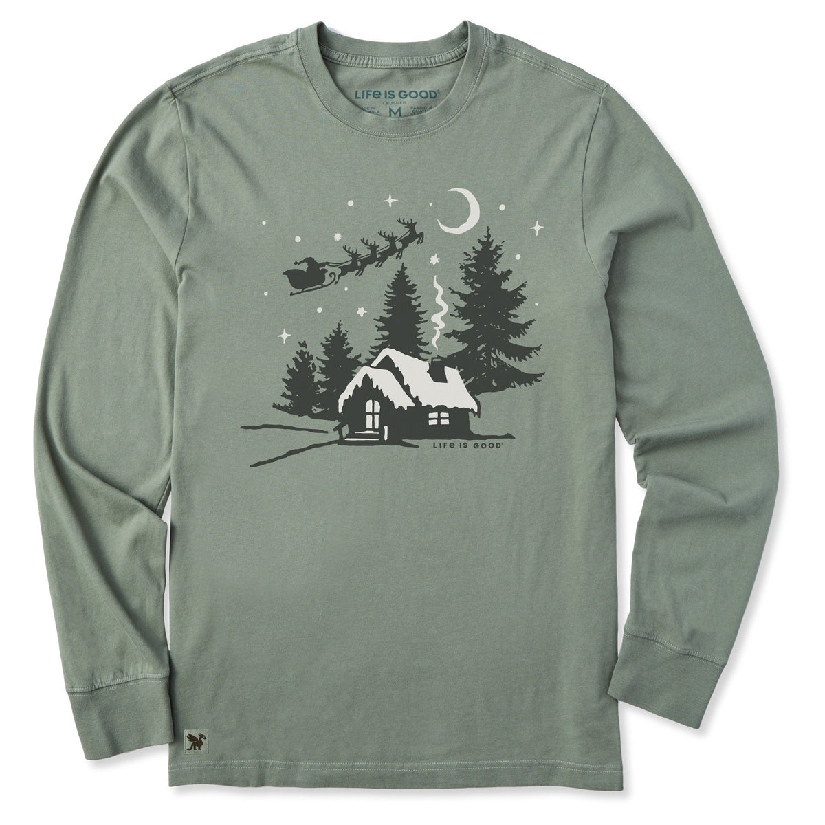 Men's Warm Christmas Even Long Sleeve Crusher Tee product image 1